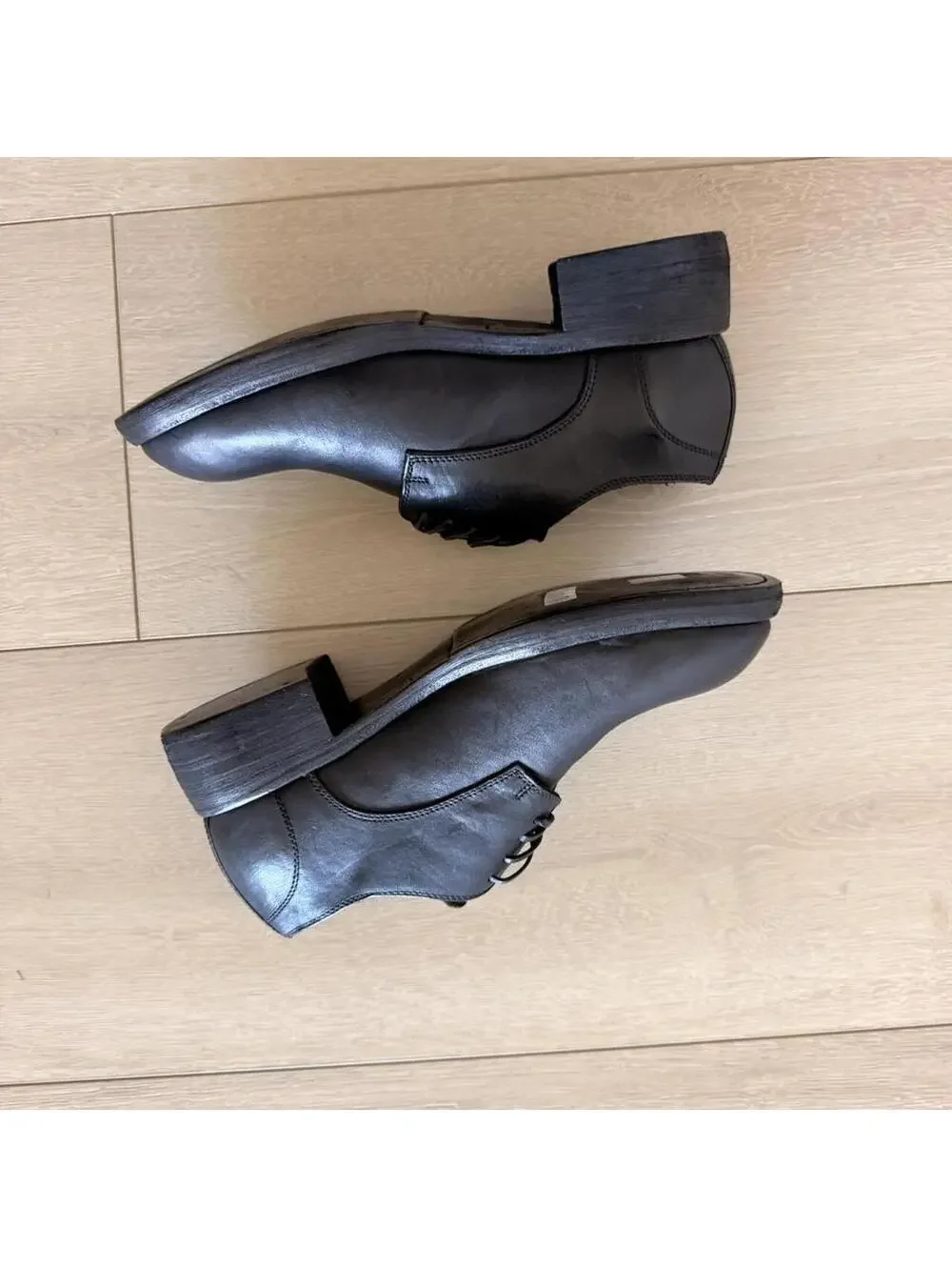 Guidi Men's Black Oxford